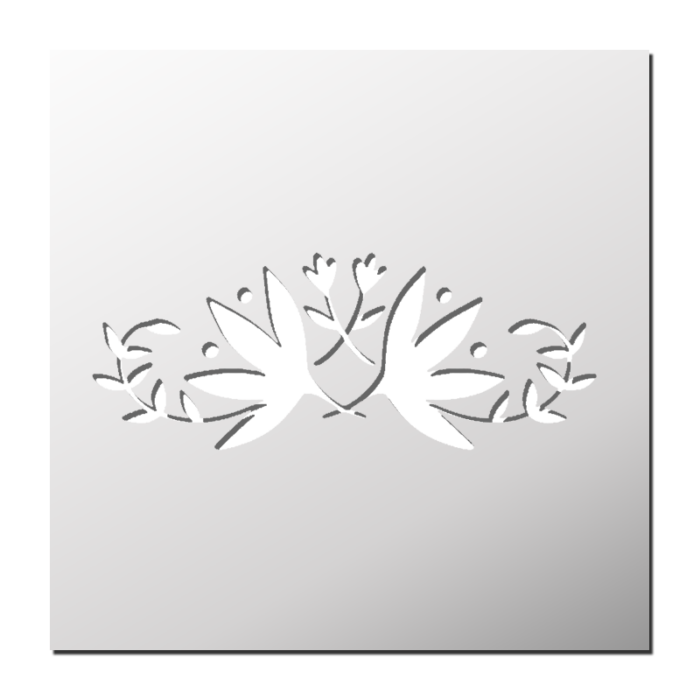 Pochoir Ornement Floral
