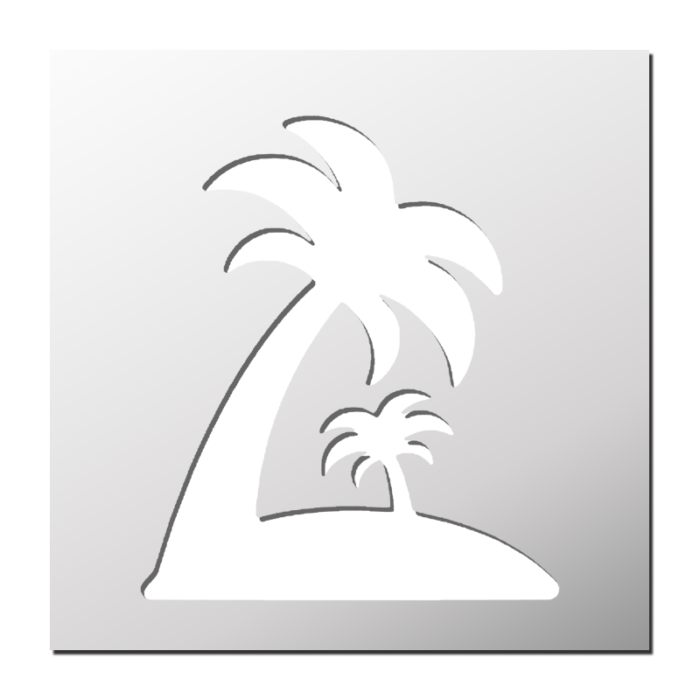 Pochoir Palmiers