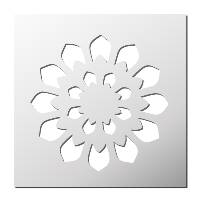 Pochoir Pétales de Fleur