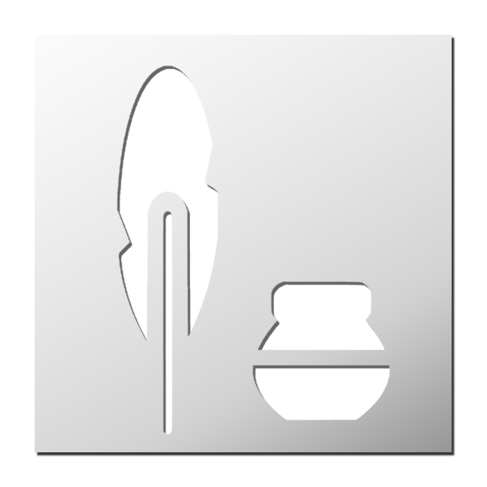 Pochoir Plume & Encrier