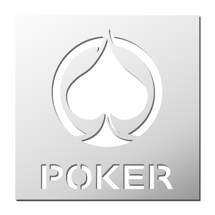 Pochoir POKER