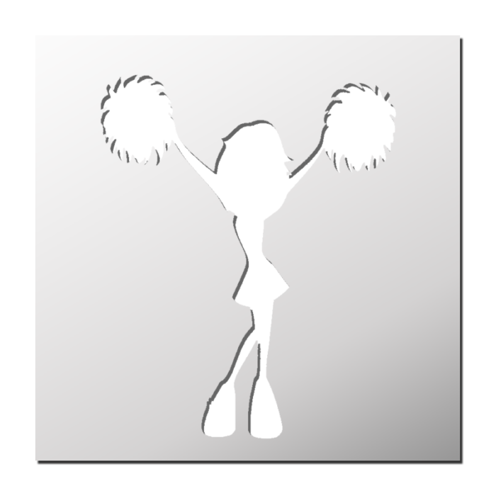 Pochoir Pom-pom Girl