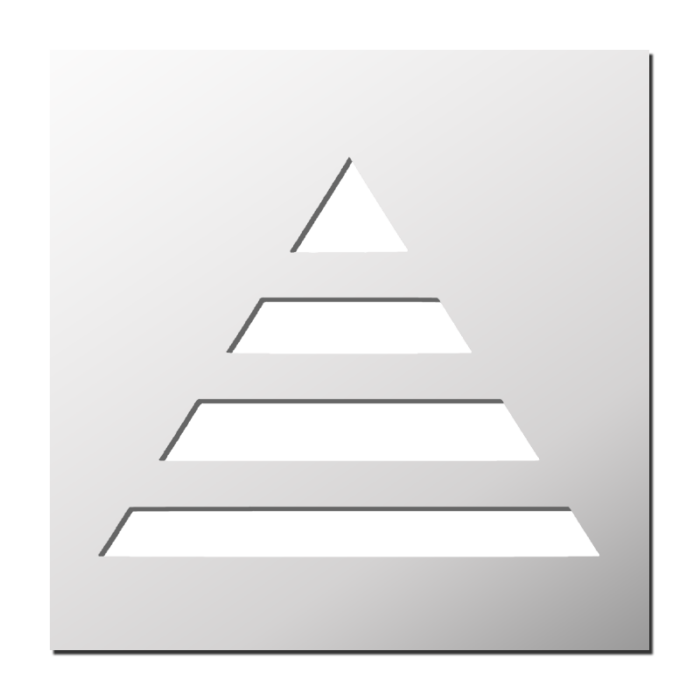 Pochoir Pyramide