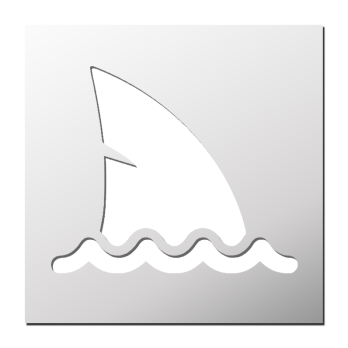 Pochoir Requin