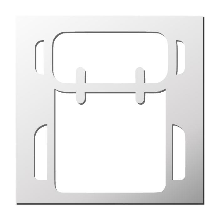 Pochoir Sac à dos