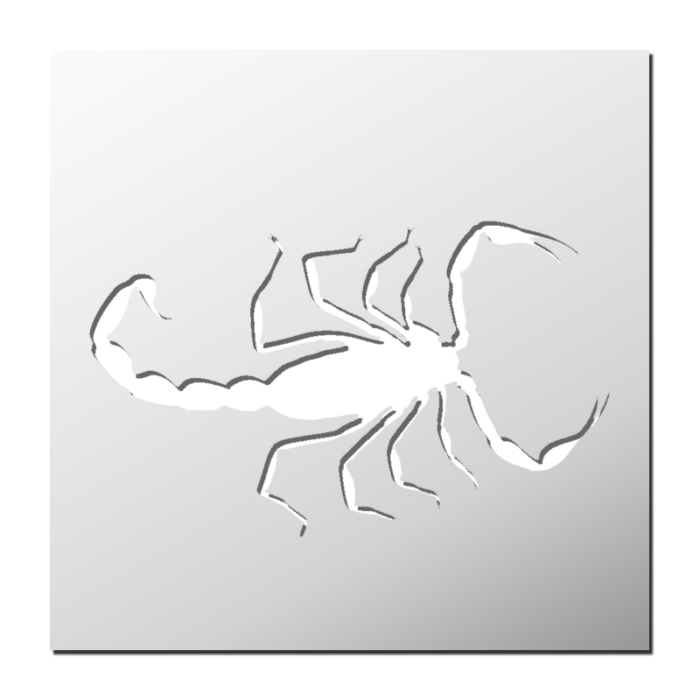 Pochoir Scorpion