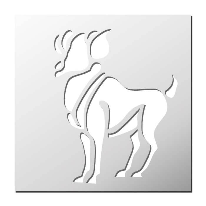 Pochoir Signe Astrologique Capricorne