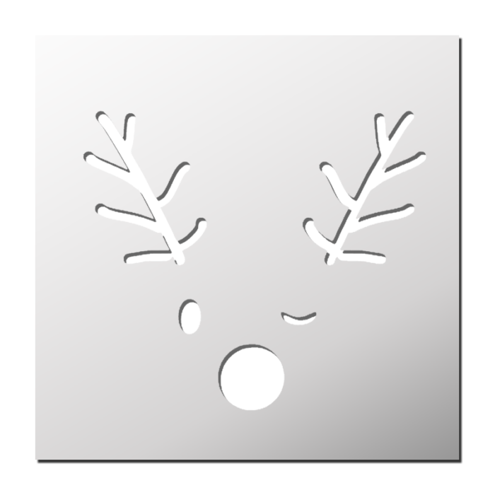 Pochoir Émoticône Cerf