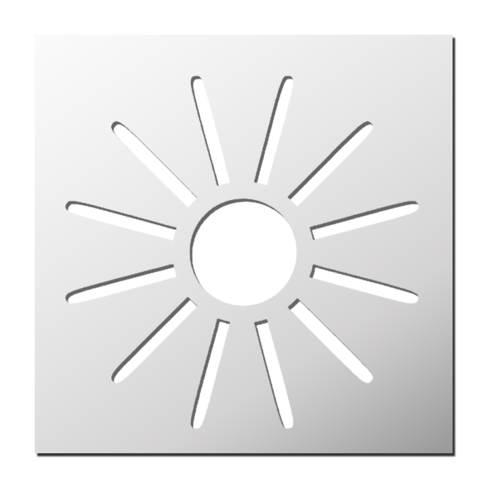 Pochoir Soleil