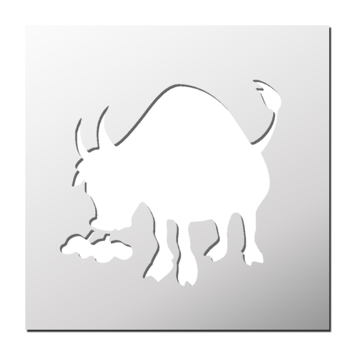 Pochoir Taureau
