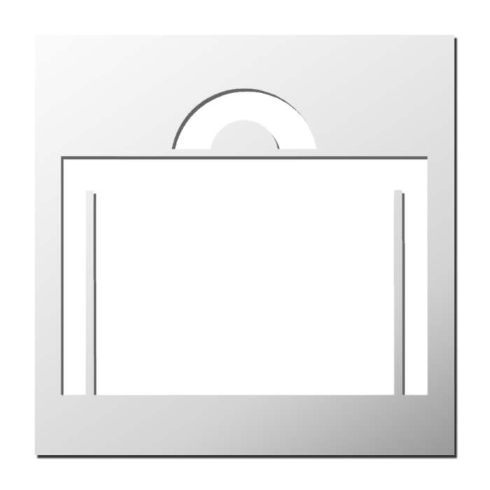 Pochoir Valise