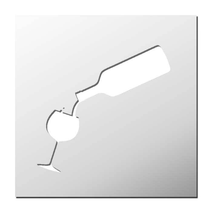 Pochoir Vin