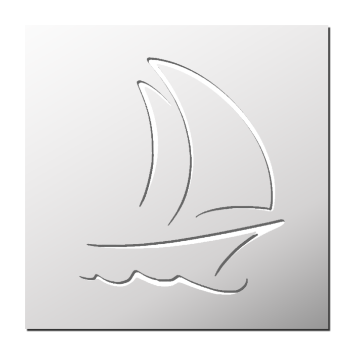 Pochoir Voilier