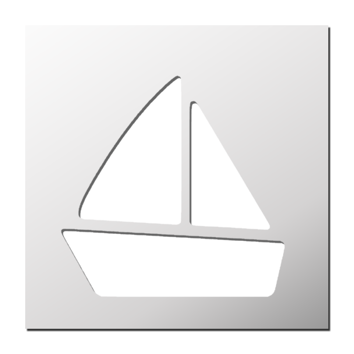 Pochoir Voilier
