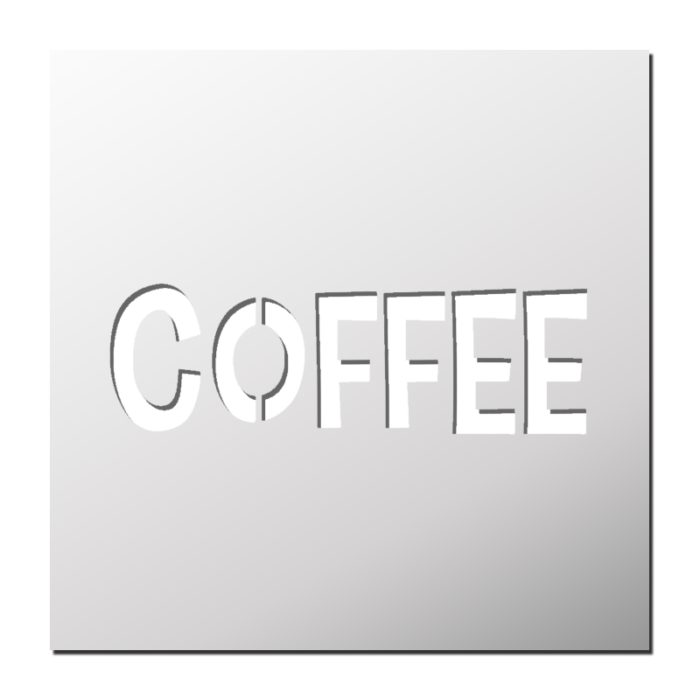 Pochoir COFFEE