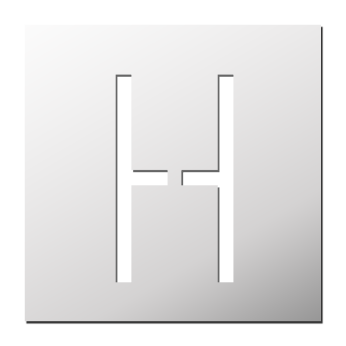 Pochoir H