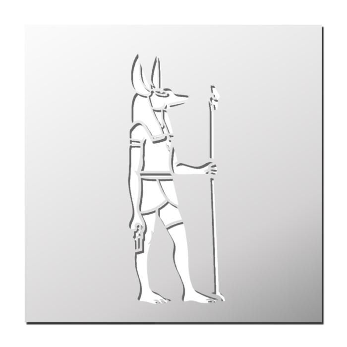 Pochoir Dieu Egypte Anubis