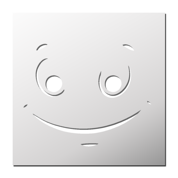 Pochoir Émoticône Visage