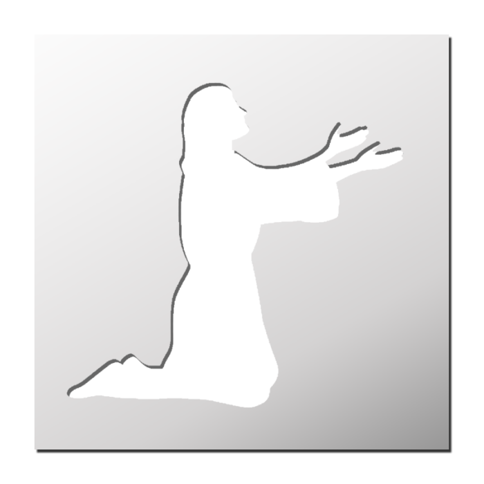 Pochoir Jésus