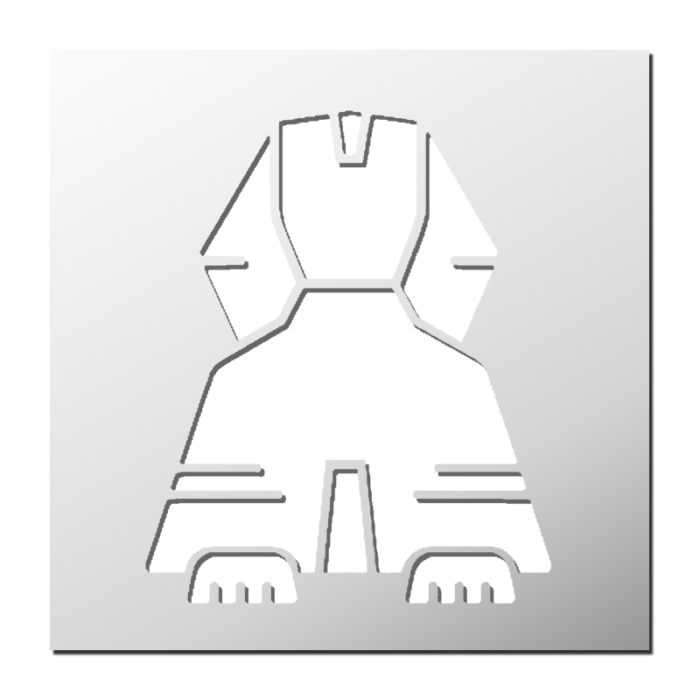 Pochoir Sphinx Egyptien