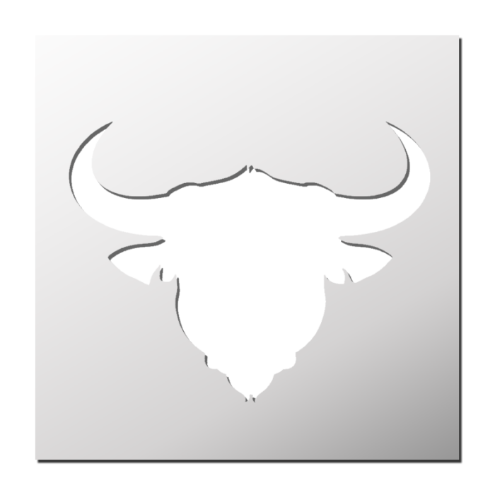 Pochoir Tête Taureau