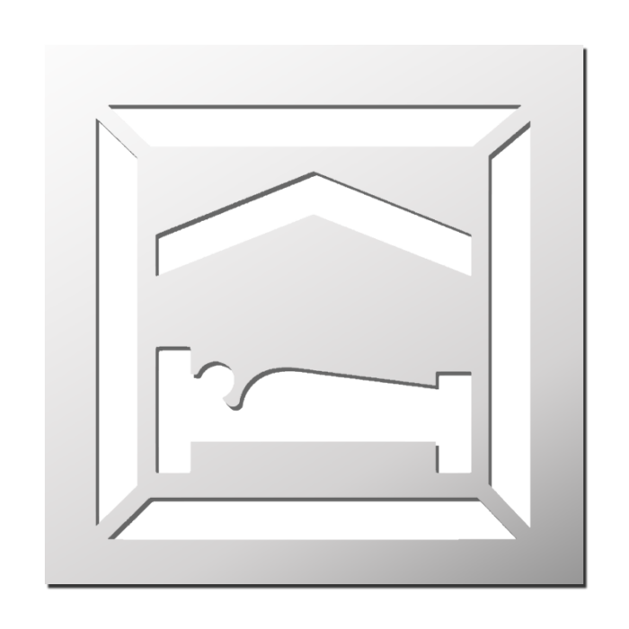 Pochoir Panneau chambre d'hôtes ou gîte
