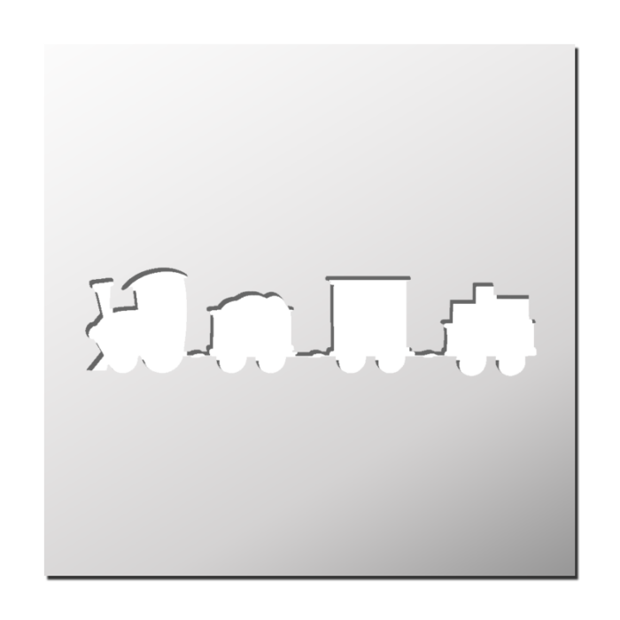Pochoir Petit Train