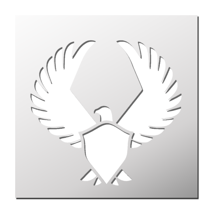 Pochoir Bouclier Aigle