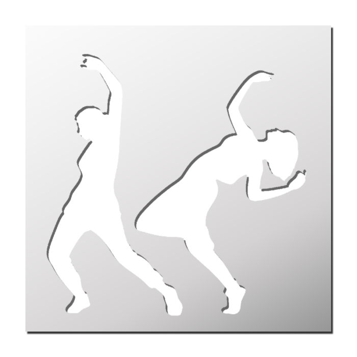 Pochoir Danseuses