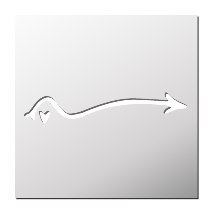 Pochoir Flèche Coeur