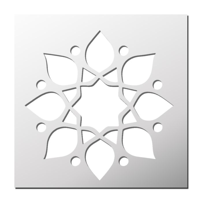 Pochoir Fleur
