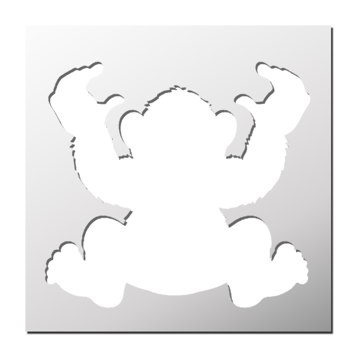 Pochoir Gorille