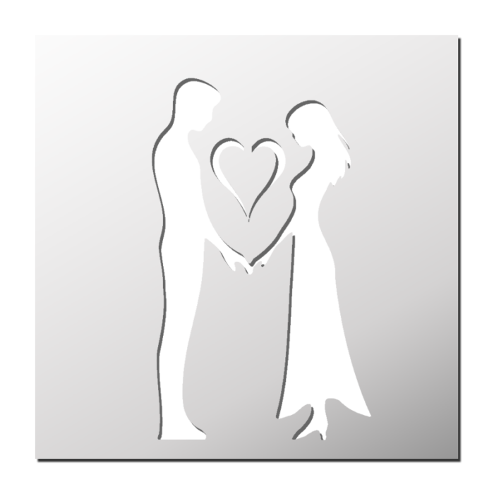 Pochoir Mariage