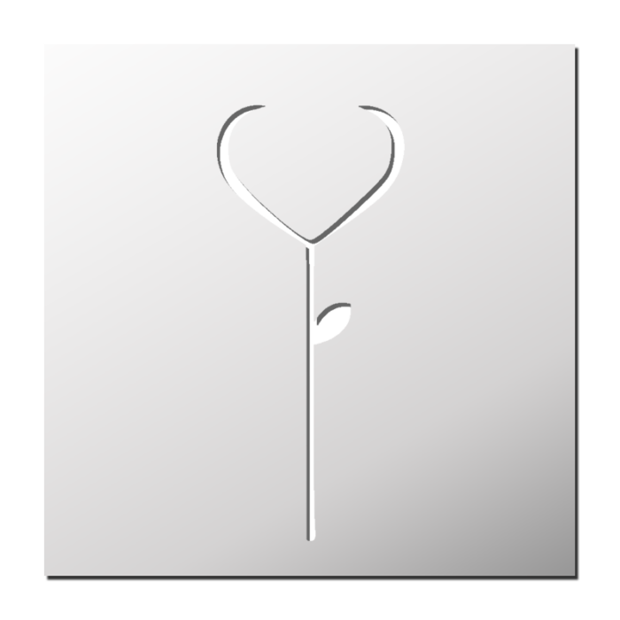 Pochoir Plante Coeur
