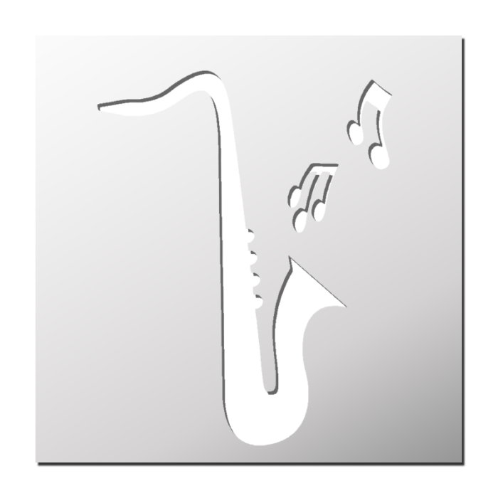 Pochoir Saxophone