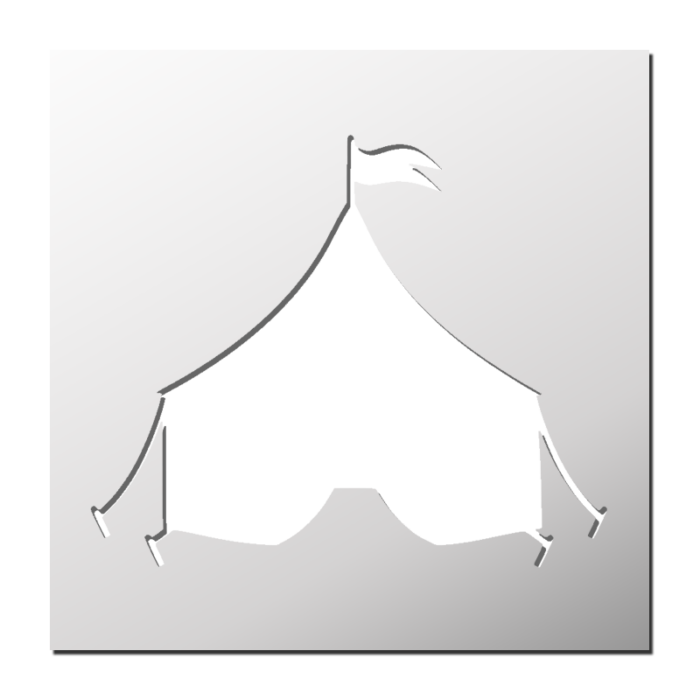 Pochoir Chapiteau Cirque