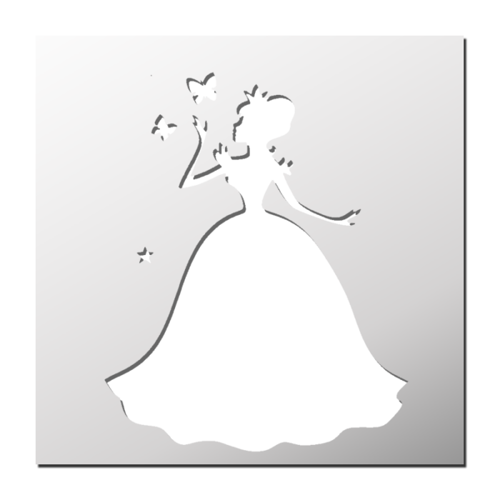 Pochoir Princesse