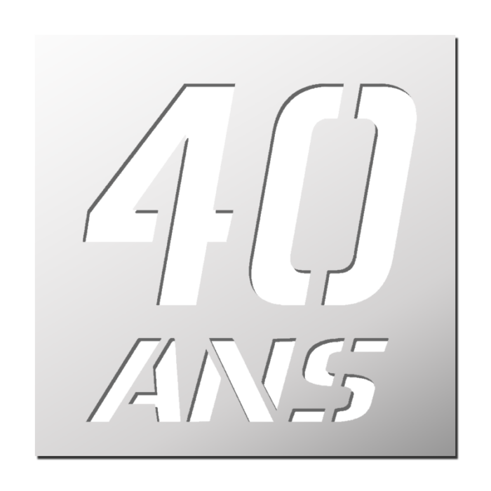 Pochoir Anniversaire 40 Ans 🎂