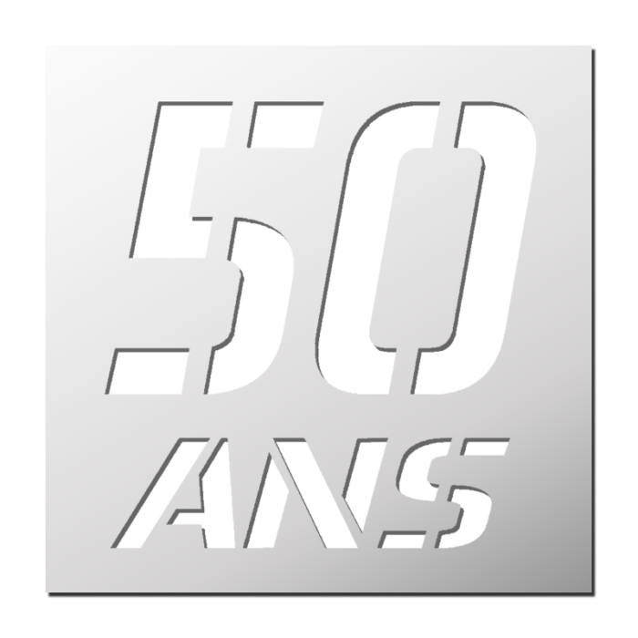 Pochoir Anniversaire 50 Ans 🎂