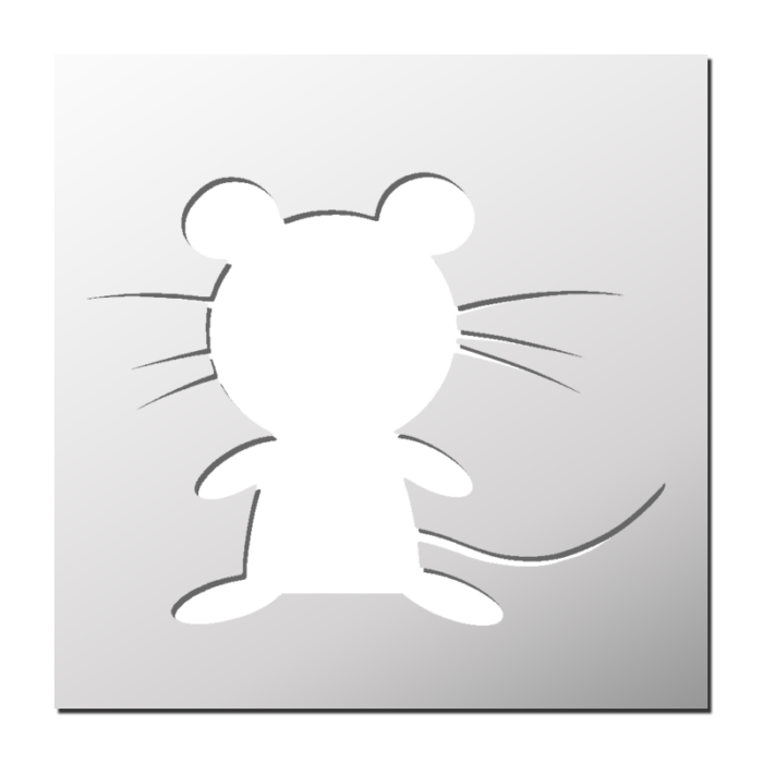 Pochoir Souris