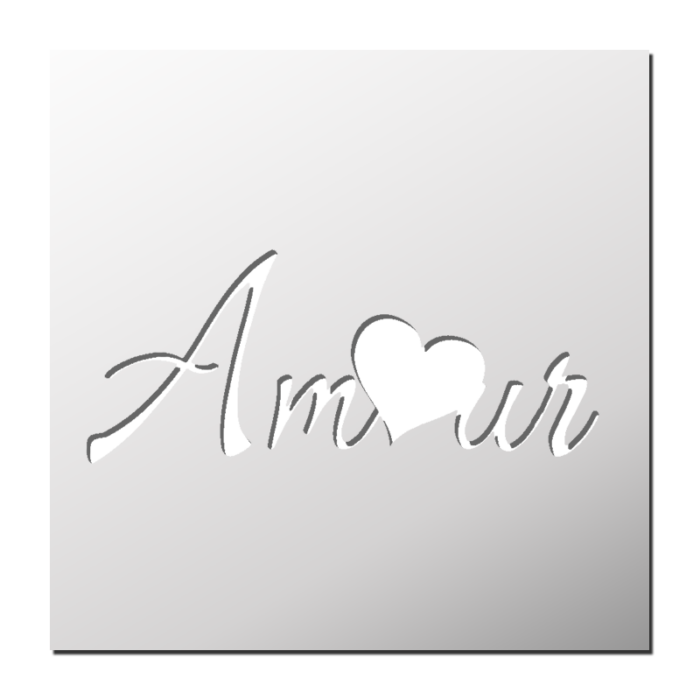 Pochoir Amour