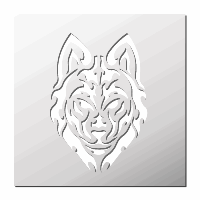 Pochoir Loup