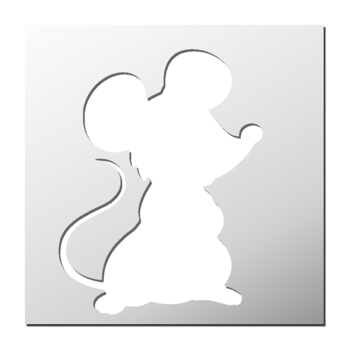 Pochoir Souris
