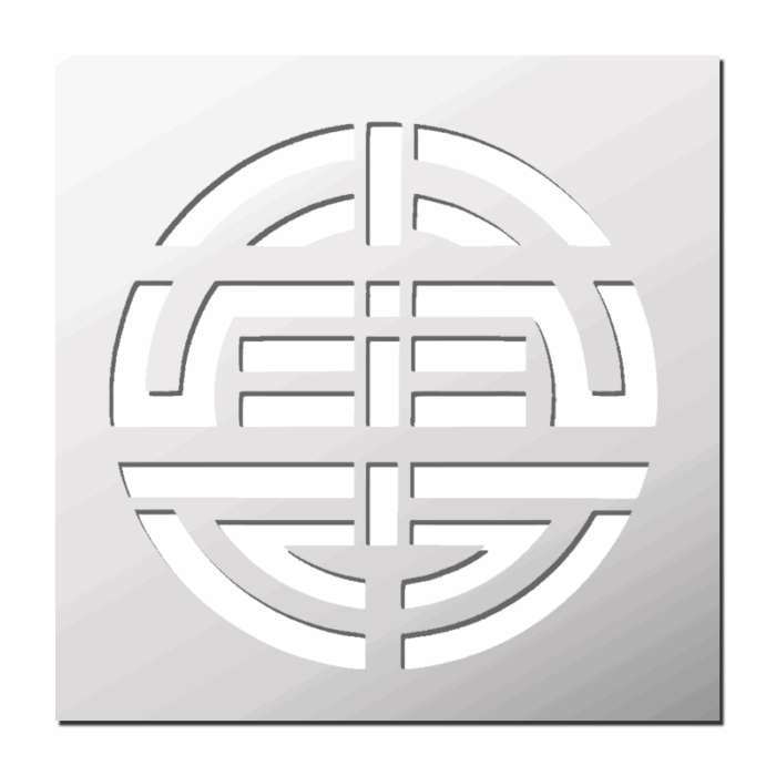 Pochoir Symbole Chinois Longévité