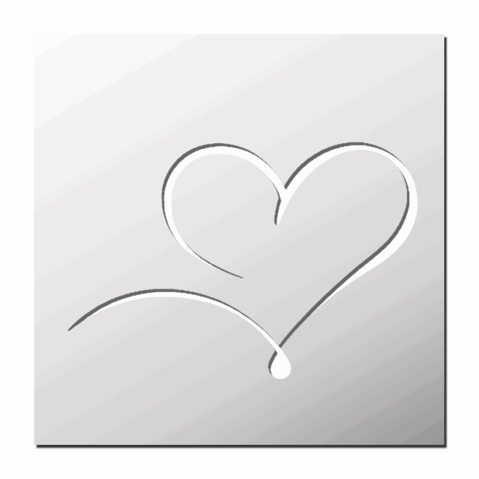 Pochoir Coeur