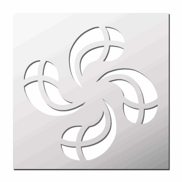 Pochoir Croix Basque