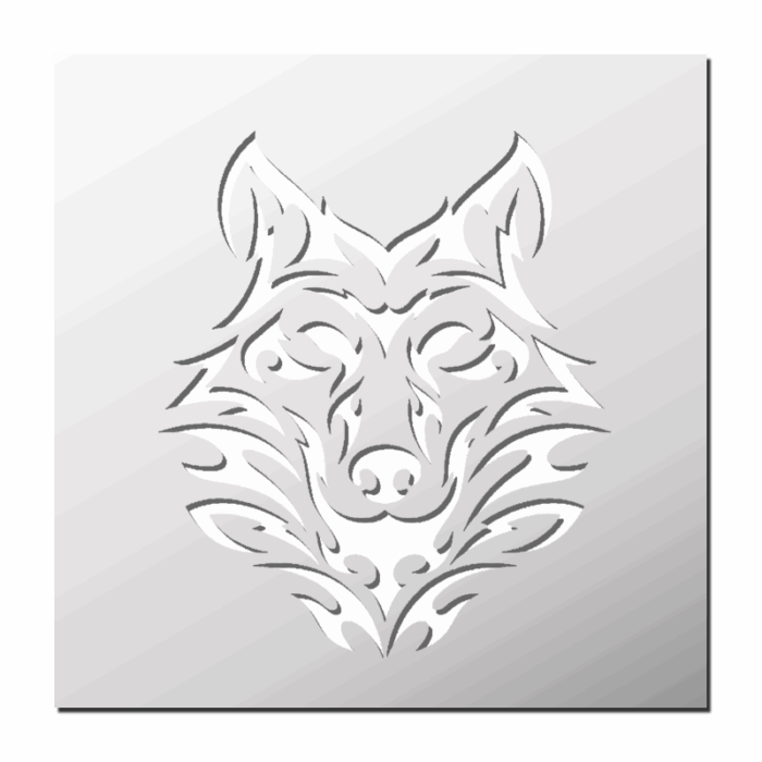 Pochoir Loup