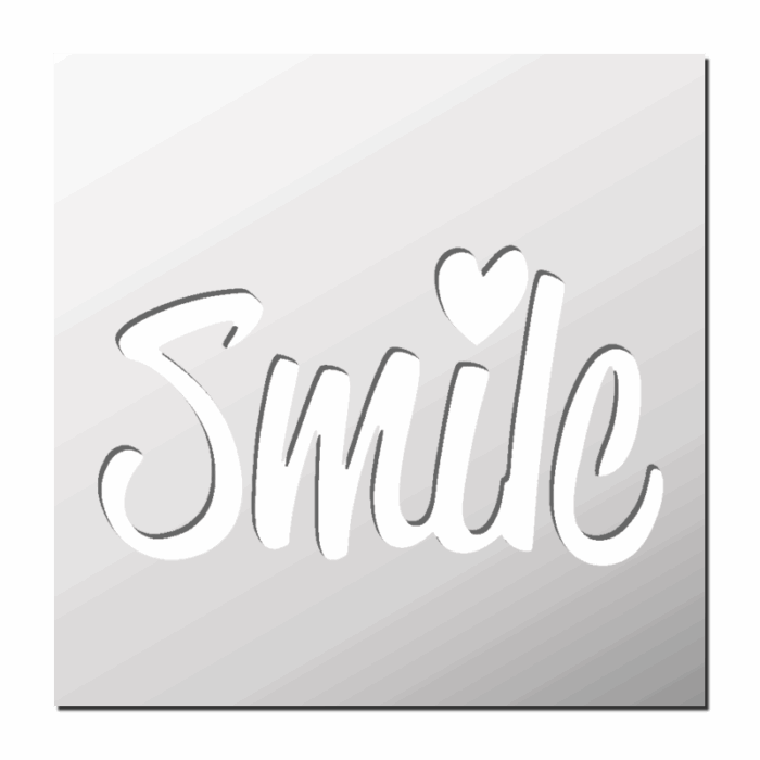 Pochoir Smile