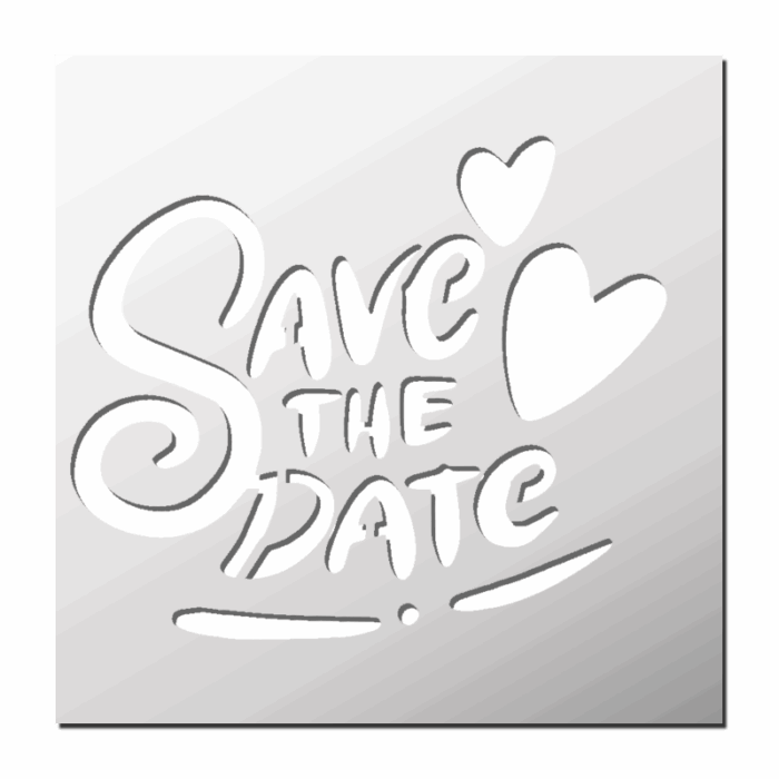 Pochoir Save the Date