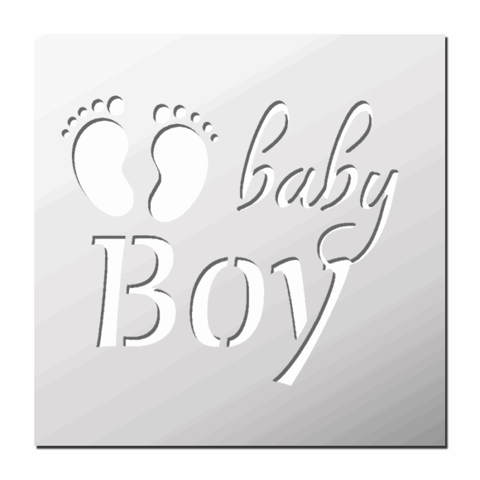 Pochoir Baby Boy